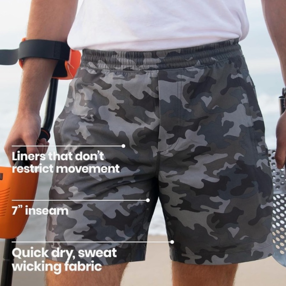 Birddogs For Your Boomstick Lined Camo Shorts Size XXL - Picture 12 of 16